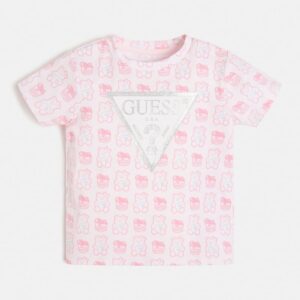 Παιδική Μπλούζα Κοντομάνικη Guess Kids H1YT00K6YW1 ΡΟΖ