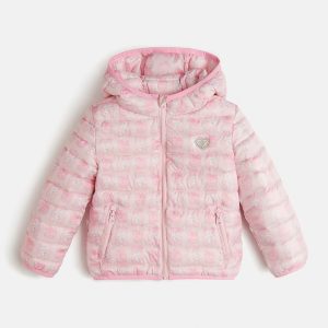 Γιλέκο Guess Kids puffer H1YT03WB310 PINK