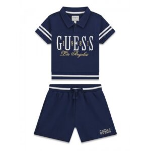Σετ παιδικό μπλούζα με σορτς Guess Kids j6rg00kan04