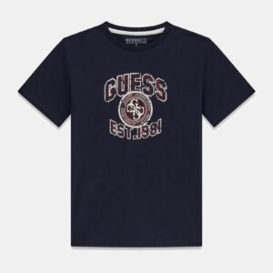 Παιδική Μπλούζα Κοντομάνικη με τυπωμένο  λογότυπο Guess Kids