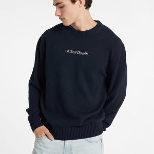 Μπλούζα Ribbed Guess M4BR31Z3HM1 blue