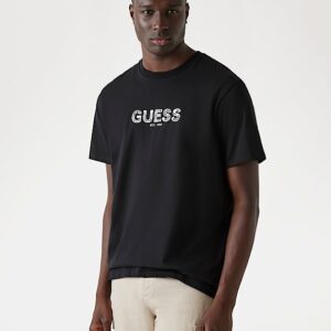 T-shirt Guess M5YI41KBW41 Μαύρο