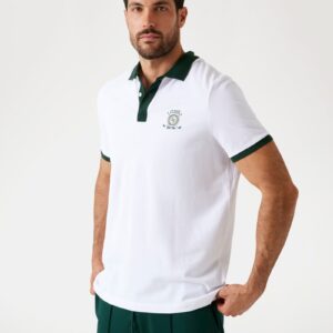 Μπλούζα Polo Guess M5YP03KCJV1 Λευκή