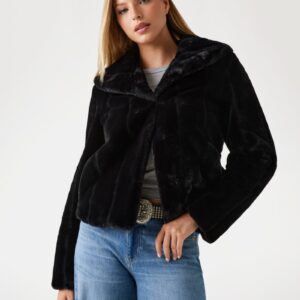 Γούνα Guess W0BL0NWDCH0 Black