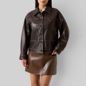 DENISE TOKYO BROWN JACKET GUESS w6yl12w2882