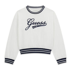 Φούτερ με μπλε κέντημα Guess Kids J6YI30K3765