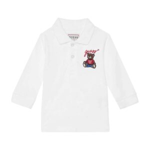 Guess Kids Polo μακρυμάνικο White N5YP00KADZ4-G011