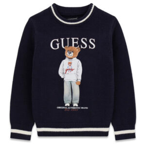 Πλεκτό μπλουζάκι Guess Kids N6YR06Z0903 μπλε