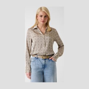 Πουκάμισο από σατέν Guess W6YH23W2946