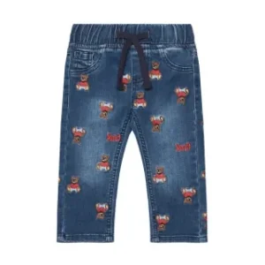 Τζιν παντελόνι με κέντημα bear Guess Kids I6BA01D2212