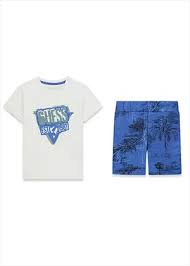 Σετ T Shirt με σορτς Guess Kids N6GG05K8HM4